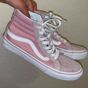 Pink High Top Vans